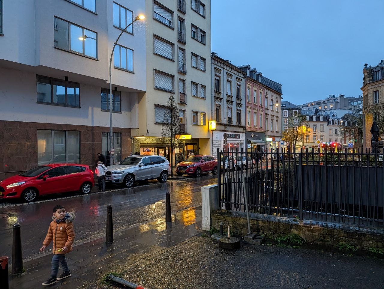 Red Banquette Seating